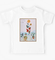 SCHMETTERLING: Vintage Abstract Dali Malerei drucken Kinder T-Shirt