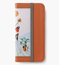SCHMETTERLING: Vintage Abstract Dali Malerei drucken iPhone Flip-Case/Hülle/Skin