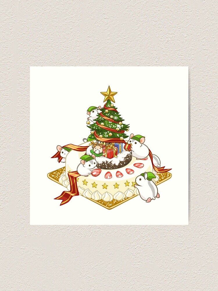 Alternate view of Hamster elves Art Print