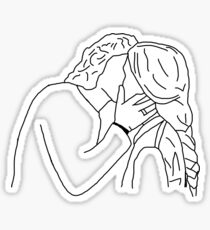 Patrick and Kat Sticker