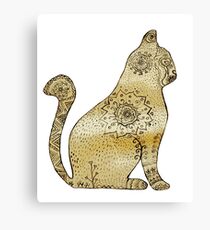 Lienzo Mandala Cat
