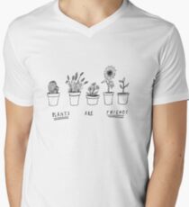Plants Are Friends Men's V-Neck T-Shirt