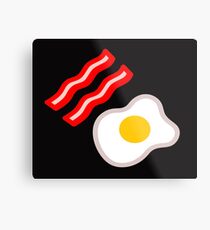 Bacon and egg Metal Print