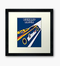 Diehard racer retro Framed Print