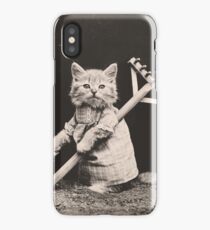 Farming kittens iPhone Case