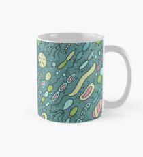 Microbes pattern. Bacteria design for biology lovers. Classic Mug