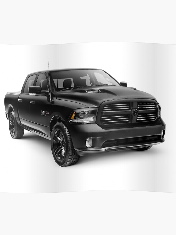 2015 Dodge Truck >> Black 2015 Dodge Ram 1500 4x4 Pickup Truck Art Photo Print Poster 2015 Dodge Truck >> Black 2015 Dodge Ram 1500 4x4 Pickup Truck Art Photo Print Poster