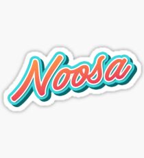 Noosa AU Typography Sticker