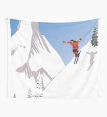 Zermatt, Valais, Switzerland,Ski Poster Wall Tapestry