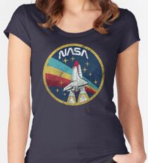 Nasa Vintage Colors V01 Women's Fitted Scoop T-Shirt