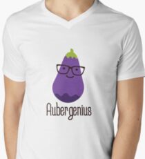 Aubergenius Men's V-Neck T-Shirt