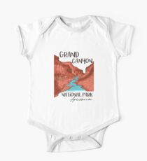 Grand Canyon-Nationalpark Arizona-Wüsten-Tal-Fluss Baby Body Kurzarm