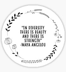 The Beauty of Diversity Sticker