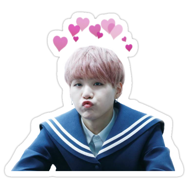  BTS  Suga  Yoongi Stickers by twmk Redbubble