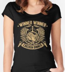 Winner Winner Chicken DINNER! Women's Fitted Scoop T-Shirt