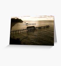 jetties Greeting Card