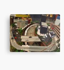 Scale Model Trains, Scale Model Buildings, Greenberg's Train and Toy Show, Edison, New Jersey Metal Print