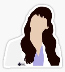 lineless lexie grey Sticker