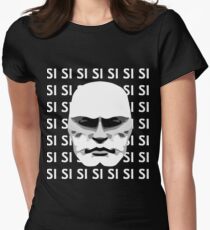 Mussolini SI SI SI Women's Fitted T-Shirt