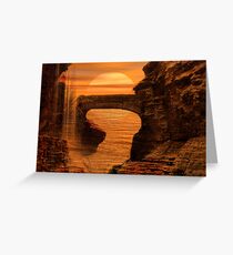 Sunset Sancutary Greeting Card