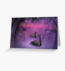 Swan River Greeting Card