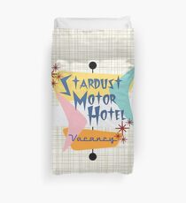Stardust Motor Hotel (Bkgrnd) Duvet Cover