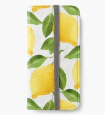 Vinilo o funda para iPhone Patrón de acuarela de limón