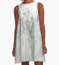 Sketchy Zombies A-Line Dress