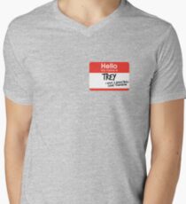 hi, my name is trey vine Men's V-Neck T-Shirt