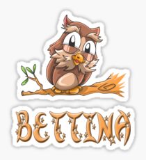 Bettina Owl Sticker