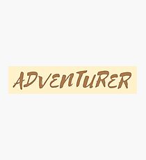 adventurer Photographic Print