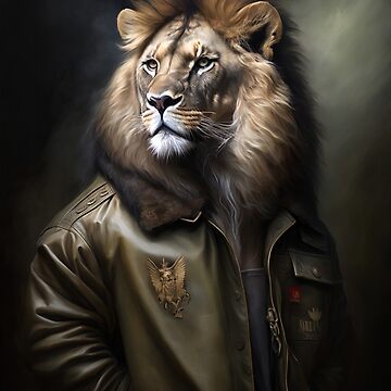 Leather Jacket Lion Billionaire