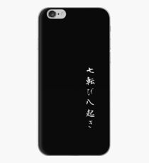 Siebenmal fallen acht japanische Sprichwörter für Inspiration und Motivation auf! iPhone-Hülle & Cover