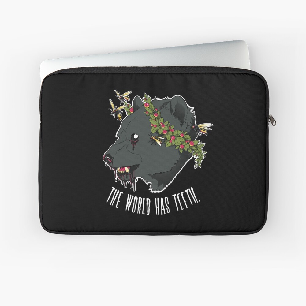 The World Has Teeth Laptop Sleeve