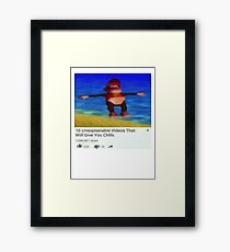 Chilly Diddy Framed Print