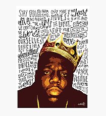Lámina fotográfica Biggie Smalls