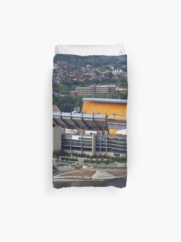 Pittsburgh Stadium Public Domain Wiki Commons Duvet Cover By