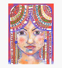 Colorful Manifesto for the Women’s March on Washington 2017 Photographic Print
