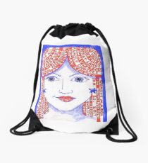 Women’sMarch on Washington 2017 Red, White and Blue Drawstring Bag