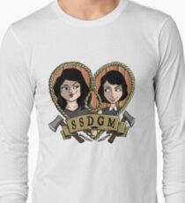 My Favorite Murder...Karen & Georgia's SSDGM Saturday Morning Cartoon Mystery Long Sleeve T-Shirt