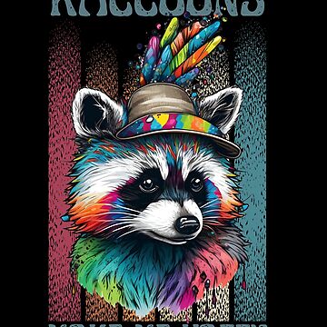 Raccoon Squad Trash Talkers Vintage Retro, Funny Racoon Pullover Hoodie