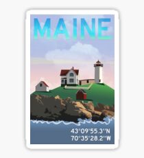 Nubble Lighthouse Sticker