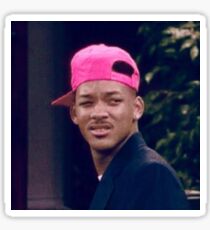 Pegatina Fresh Prince / Will Smith / Pink Hat