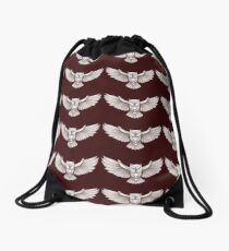 Owl wing span Drawstring Bag