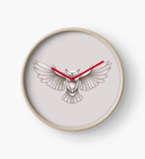 Owl wing span Clock