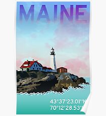 Portland Head Light Poster