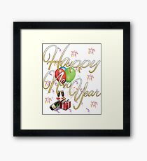 Happy New Year Framed Print