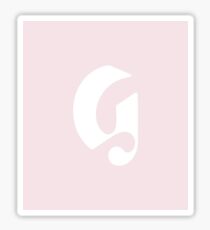 glossier logo Sticker