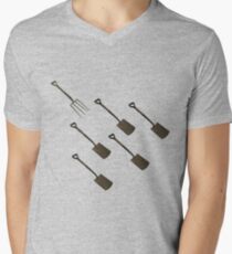 Fork and Shovels Men's V-Neck T-Shirt