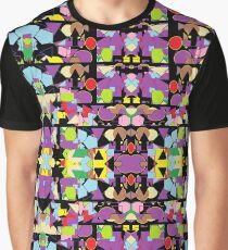 Motley Abstract Pattern Graphic T-Shirt